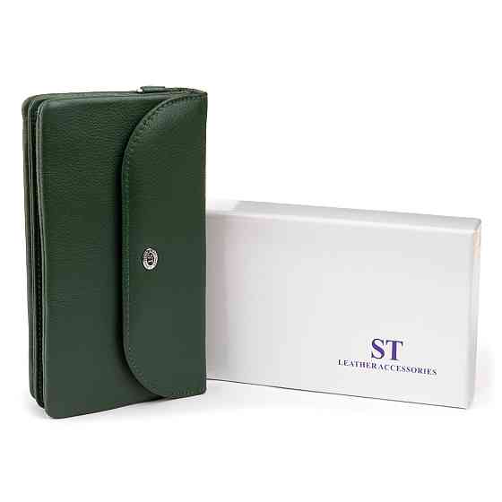 Клатч из кожи женский ST Leather 19320 Зеленый Киев