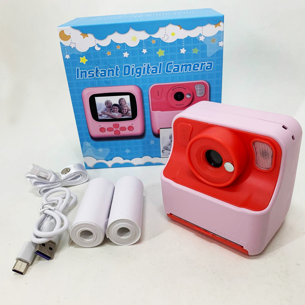 Дитячий цифровий фотоапарат з миттєвим друком фото, Камера для дітей з миттєвим друком фото DA-90 Львів - фото 6
