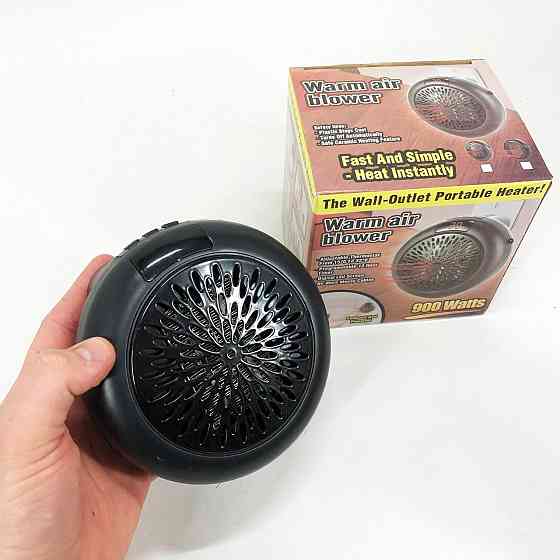 Портативный тепловентилятор, Обогреватель с вентилятором 2 квт, Обогреватель для дома HW-18 Львов