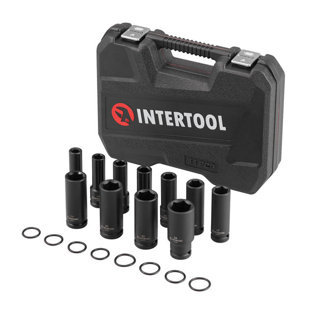 Набір головок ударних подовжених 1/2