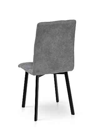Стілець Трініті, метал чорний/ тканина темно сіра Київ