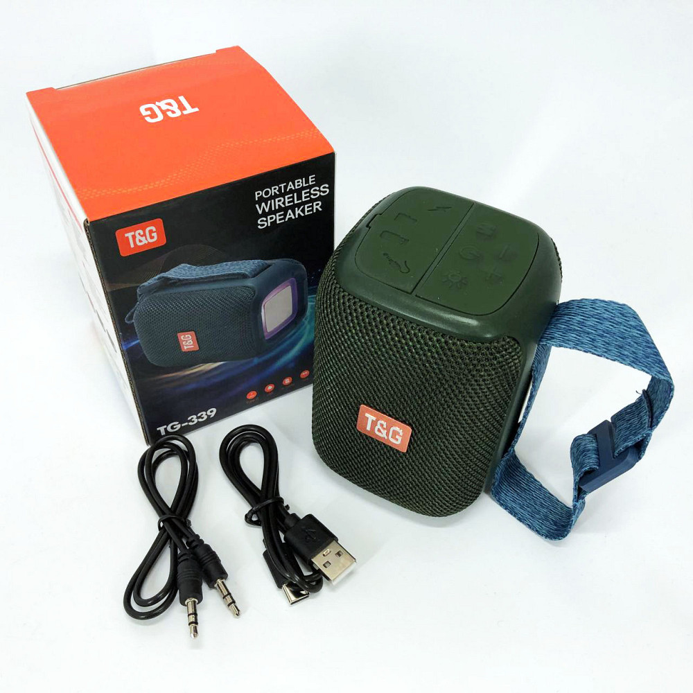 Портативна колонка з підтримкою bluetooth TG339, Портативна блютуз колонка світлодіодна IU-83 Львів - фото 2