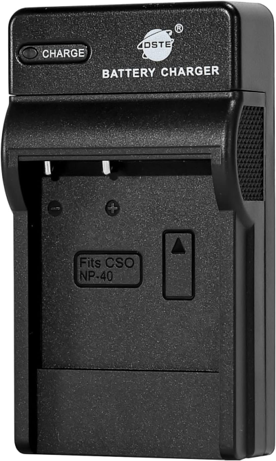 Комплект акумуляторів DSTE NP-40 (2 шт.) та зарядний пристрій для Casio Exilim EX-FC150, EX-Z400, 1700 mAh Київ - фото 7