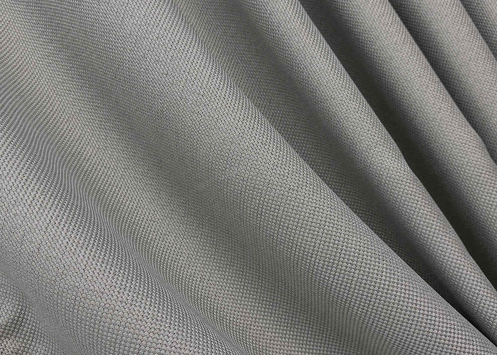 Комплект штор VR-Textil Льон Мішковина 150х270 2шт і Тюль 400х270 867ш-115т світло-сірий з білим 71-060/3 Київ - фото 6