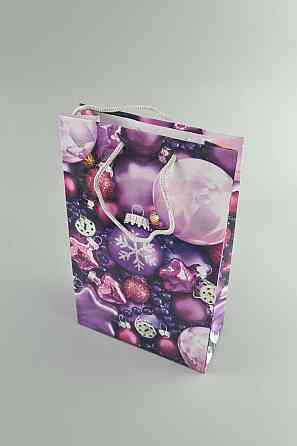 Новорічні пакети для подарунків, середній 17x26x8-034 (12 шт.) Харків