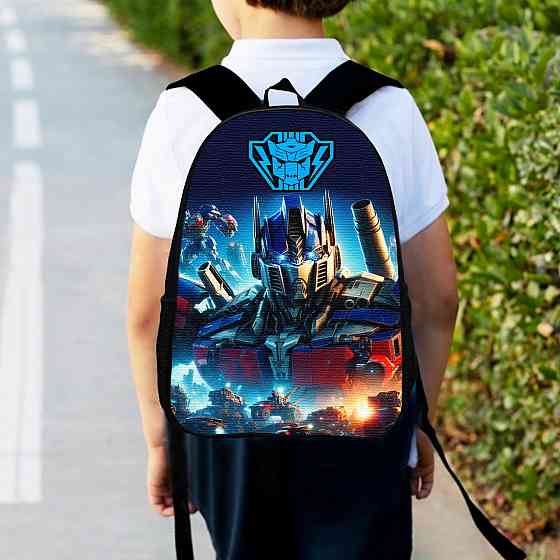 Рюкзак дитячий Трансформери «Transformers» 34х27см, міський ранець для хлопчика з принтом (00564) Київ