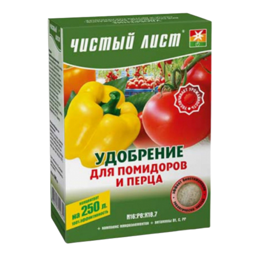Добриво для помідорів та перцю мінеральне 300гр (кристал) Квітофор Чистий лист Житомир