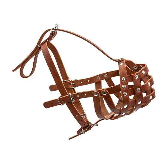 Намордник твердий "CoLLaR" (боксер великий) коричневий Коломия