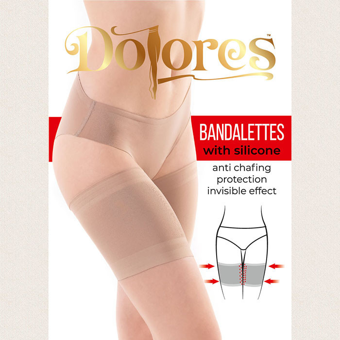 Бандалетки гладкие бежевые Dolores “Bandalettes Satin” XL Киев - изображение 1