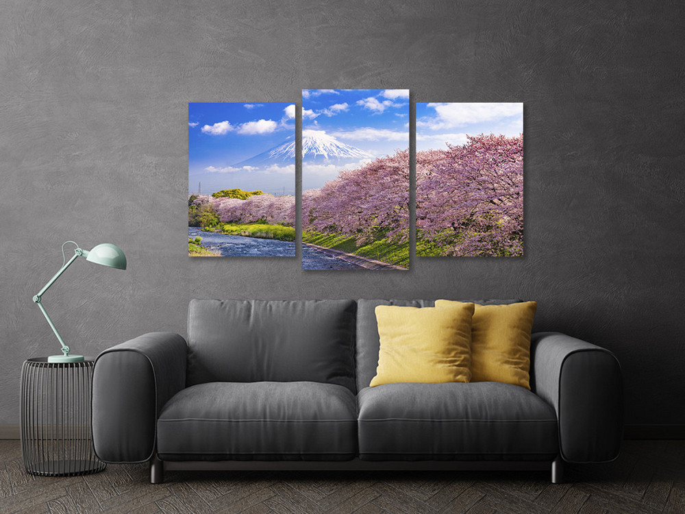 Модульная картина в гостиную / спальню  Ранішнє місто  Art-680_3 70x130 см Киев - изображение 3