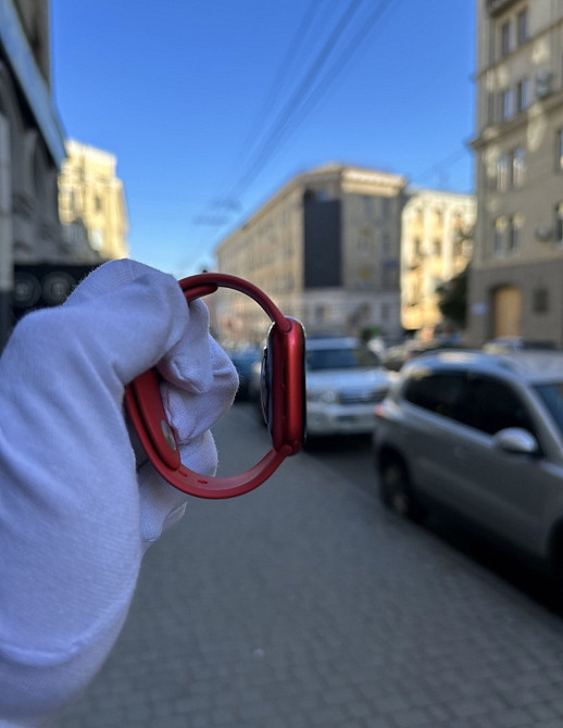 Apple Watch 6 40mm.Product Red 100% батарея. Киев - изображение 2