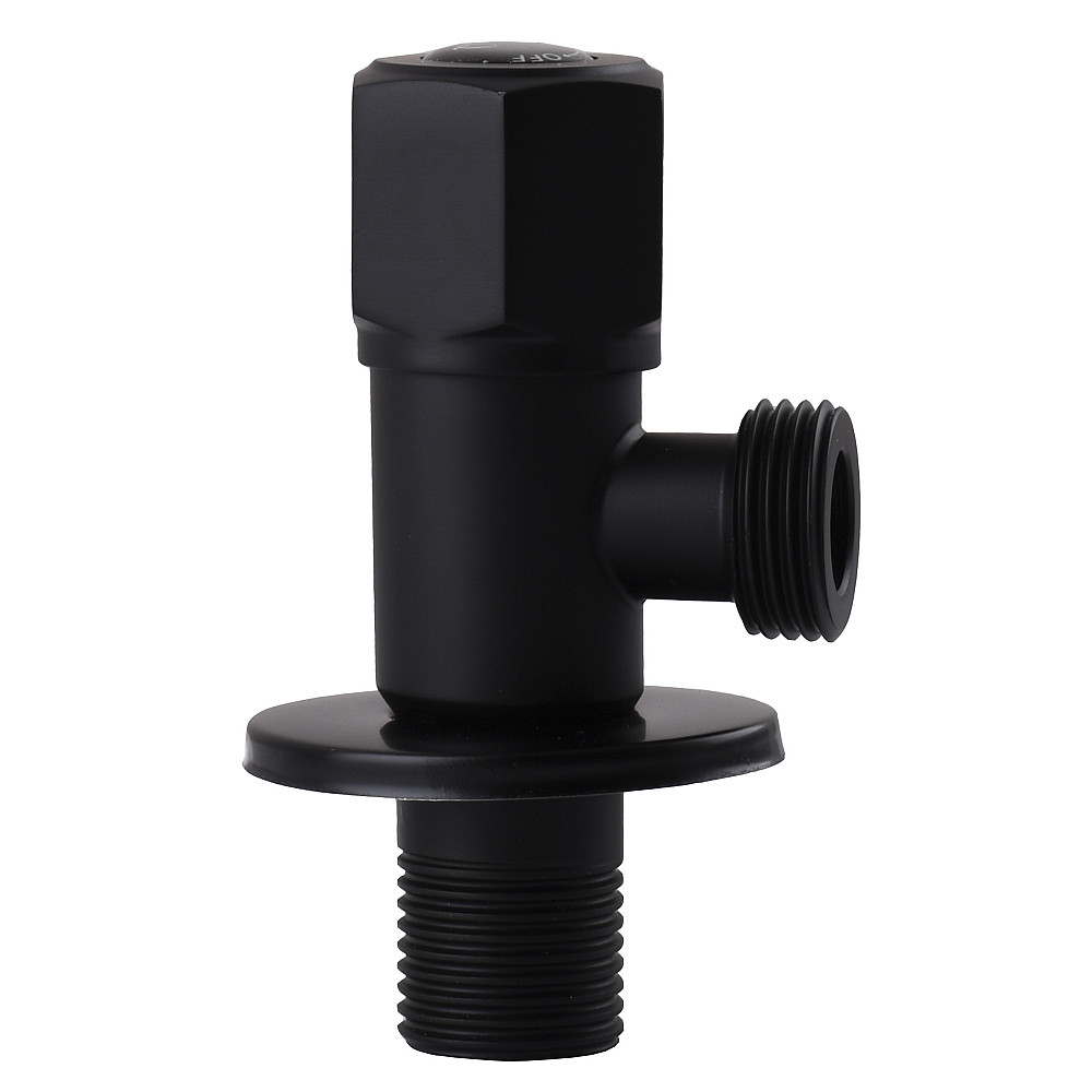 Кран кульовий кутовий Professional 1/2″X1/2″ NV-QP888 BLACK Луцк - изображение 3