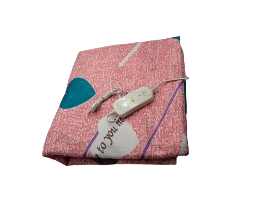Електропростирадло Electric Blanket 7421 150х170 см, рожеве із сердечками Винница - изображение 2