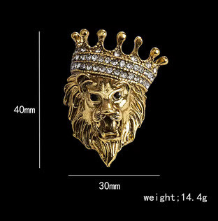 Брошка чоловіча Лев Київ - фото 4