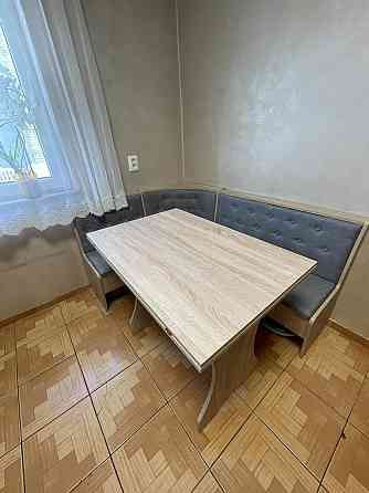 Стол для кухни - раскладной Ш89хГ59хВ76 см - Дуб Сонома Львов