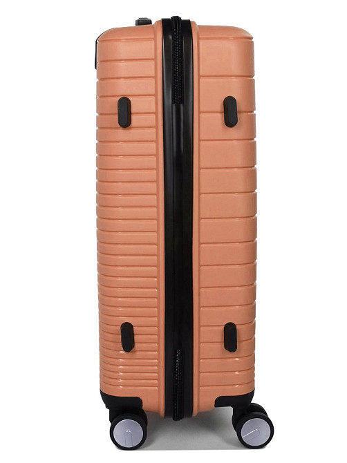 Чемодан полипропиленовый MADISSON 33703 средний 66 см золотисто-розовый Киев - изображение 4