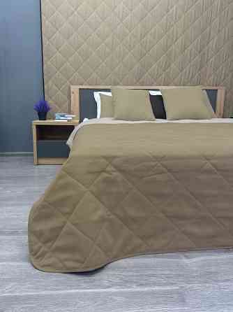 Покрывало стеганое Decorator Sparta Diamond ромб 240х260 см темно-бежевый (85-068) Киев