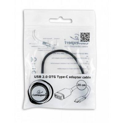 Дата кабель OTG USB 2.0 AF to Type-C 0.2m Cablexpert (A-OTG-CMAF2-01) Вінниця - фото 2