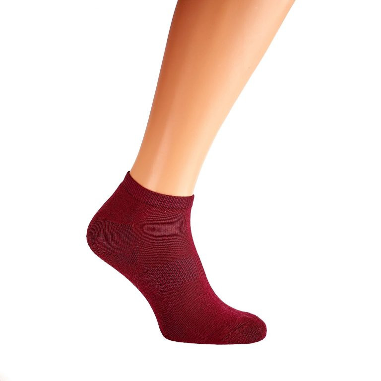 Носки зимние утепленные махровые NEMO низкие Бордовый 38-40 Сумы - изображение 1