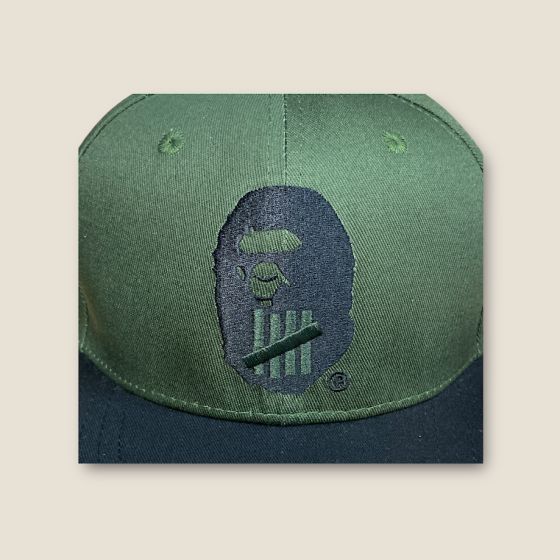 Кепка Bape x Undefeated зелений/чорний one size (р) Запоріжжя