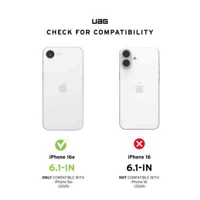 Чехол для мобильного телефона UAG iPhone 16E (4th Gen 2025) Essential Armor MagSafe Ash (114496113131) Винница