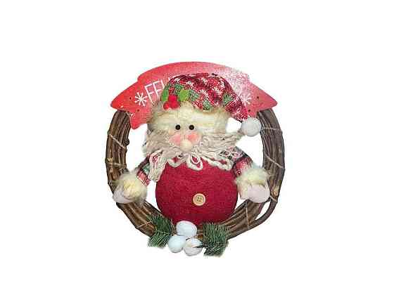 Фігурка-підвіска новорічна Santa 30.5см M17242 ТМ STENSON Solmir Київ