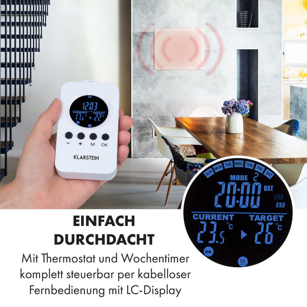 Инфракрасный обогреватель Wonderwall Air Infinite 300 60x50 см 300 Вт настенный пульт дистанционного Ровно - изображение 7