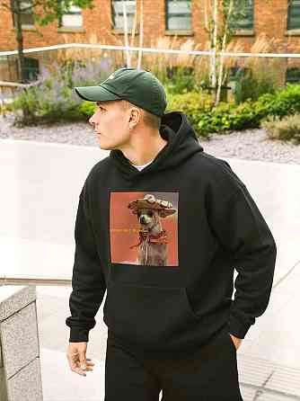 Худи с принтом «Буэнос диас, педриллас» S, Черный Черновцы