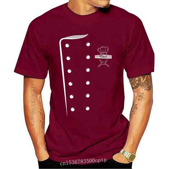 Футболка у вигляді кителю кухаря Серый, L Черновцы