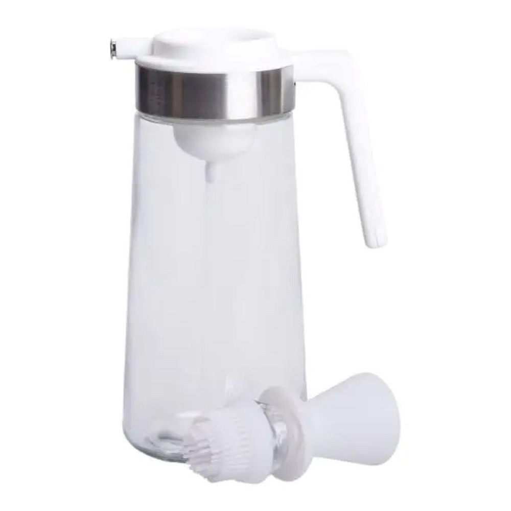 Yiwu Пляшка для олії з дозатором 550 мл скляна пляшка для оливкової та соняшникової олії HP-134 Коломия - фото 4