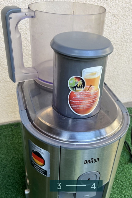 Соковыжималка: Braun J700 Киев - изображение 3