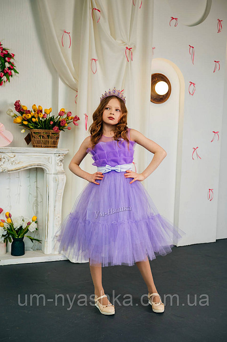 Лавандовое платье пышное Кривой Рог - изображение 3