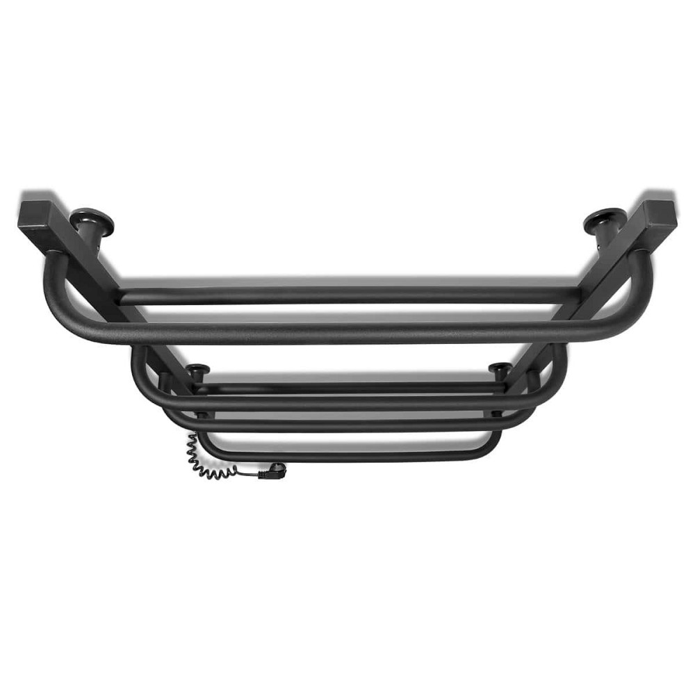 Електрична рушникосушка Laris Зебра Комфорт ЧКЧ6 500Х600 Е чорний Київ - фото 3