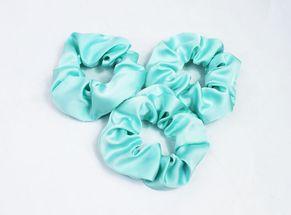 Набір дитячіх гумок для волосся атласний М'ятний Харків - фото 2