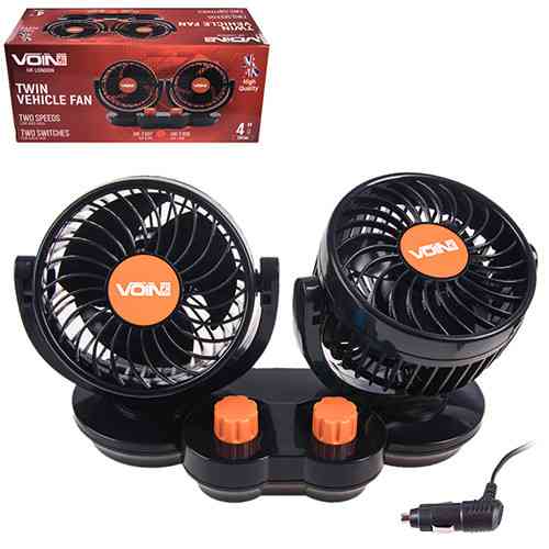 Вентилятор VOin HX-T308 4" 24V 10W з двома швидкостями та подвійним регулюванням Харків