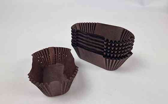 Тартолітка для чизкейка П8 Прямокутна коричнева (35х80х30) (100 шт.) (1 уп.) Харків