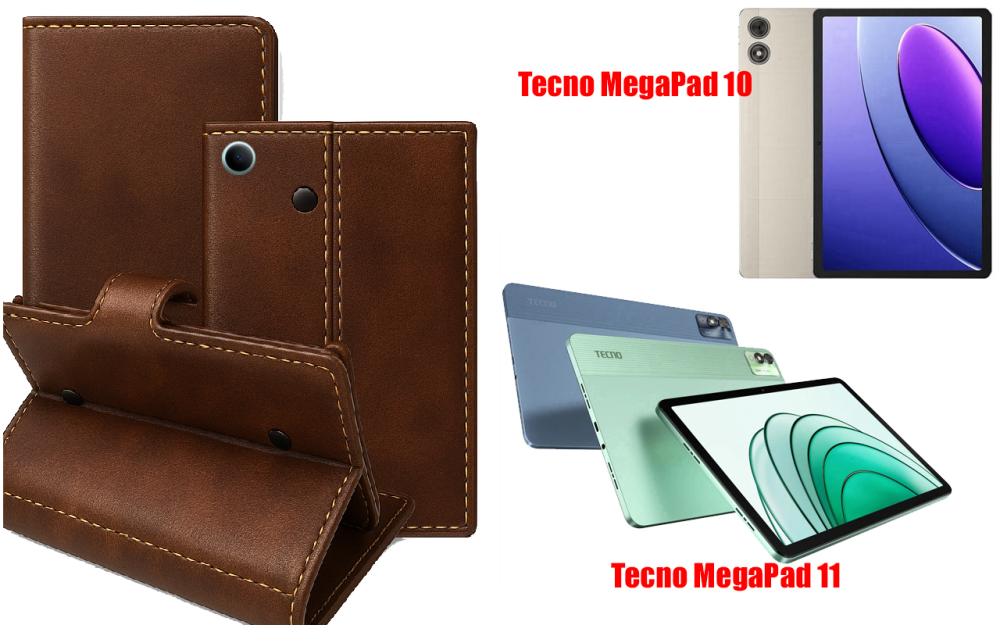Книжка-трансформер для планшета Tecno Megapad 10, Megapad 11, колір Black Buno-Red Київ - фото 1