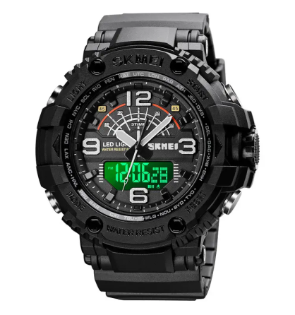Чоловічий спортивний наручний годинник Skmei 1617 Чорний Вінниця