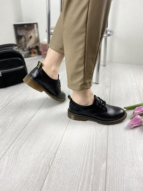 Sothby 's Туфлі жіночі Sothby 's M-375 чорні (весна-осінь, шкіра натуральна) (3113) Коломыя - изображение 3