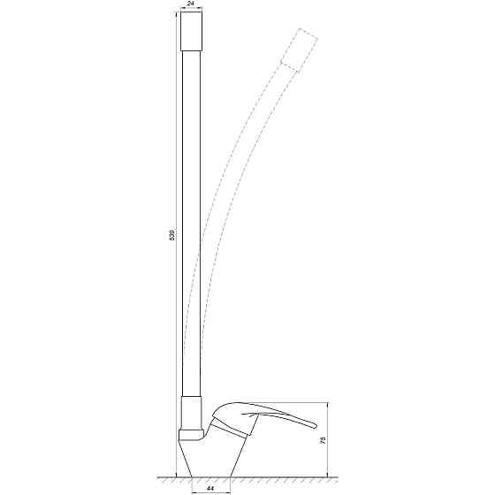 Змішувач для кухні EcoMix ENERGO E-GEZ-203SLR-GRAY (000017506) Київ