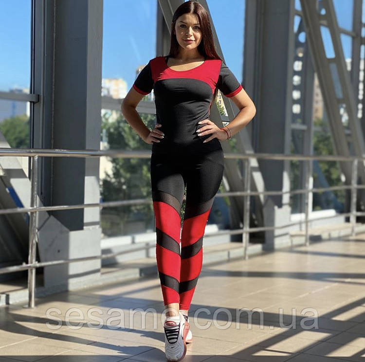 Тренировочный костюм для фитнеса лосины и топ Харьков - изображение 1