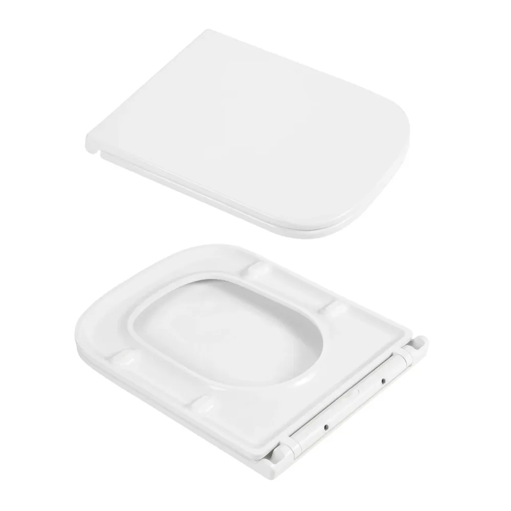 Унітаз підвісний Qtap Gemini Ultra Quiet 485×340×350 мм, White, із сидінням Slim Duroplast / Soft-close / Quick Release Київ - фото 8