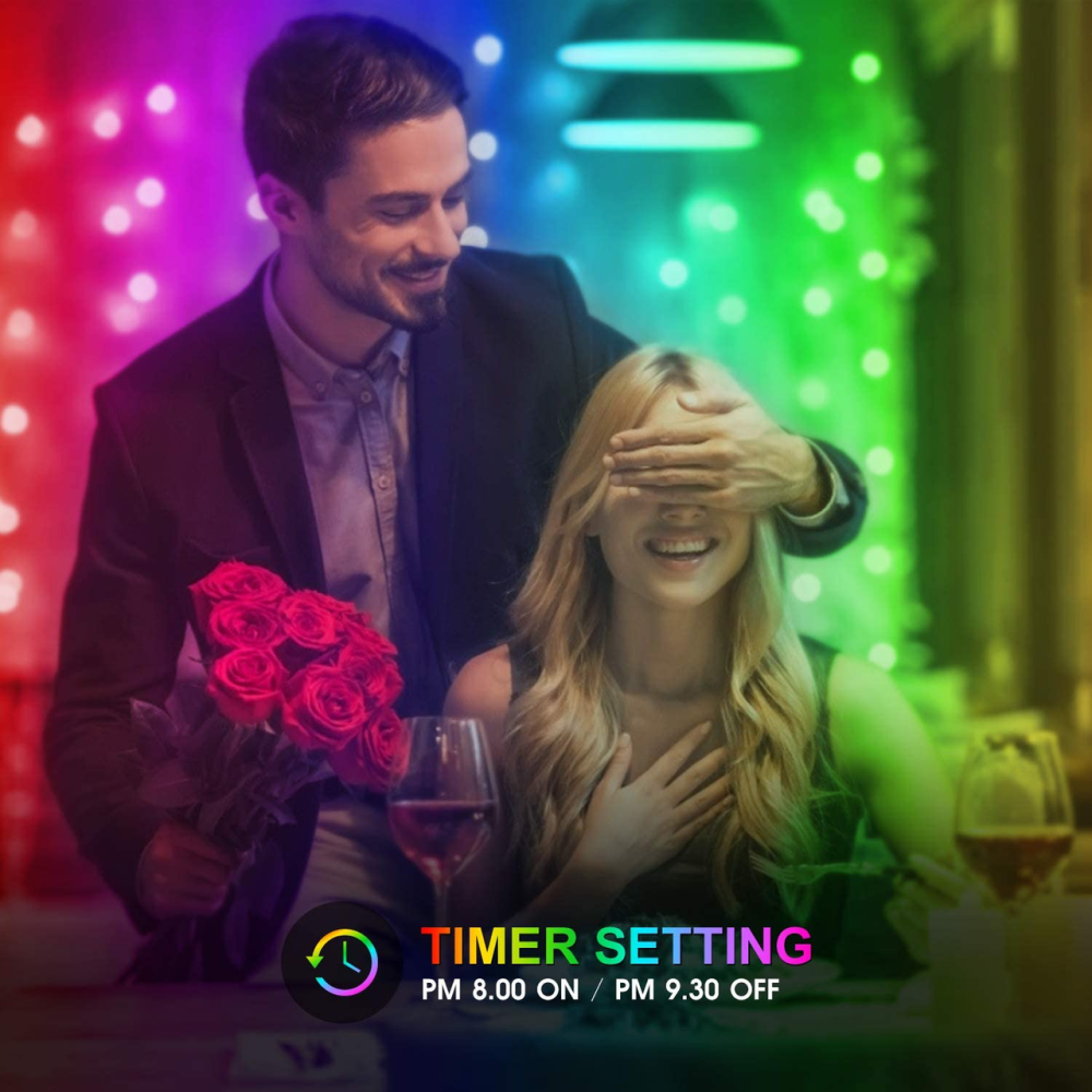 Розумна світлодіодна LED стрічка Maxcio Smart 5 м, Wi-Fi RGB, керування зі смартфона, сумісна з Alexa та Google Home Київ - фото 7