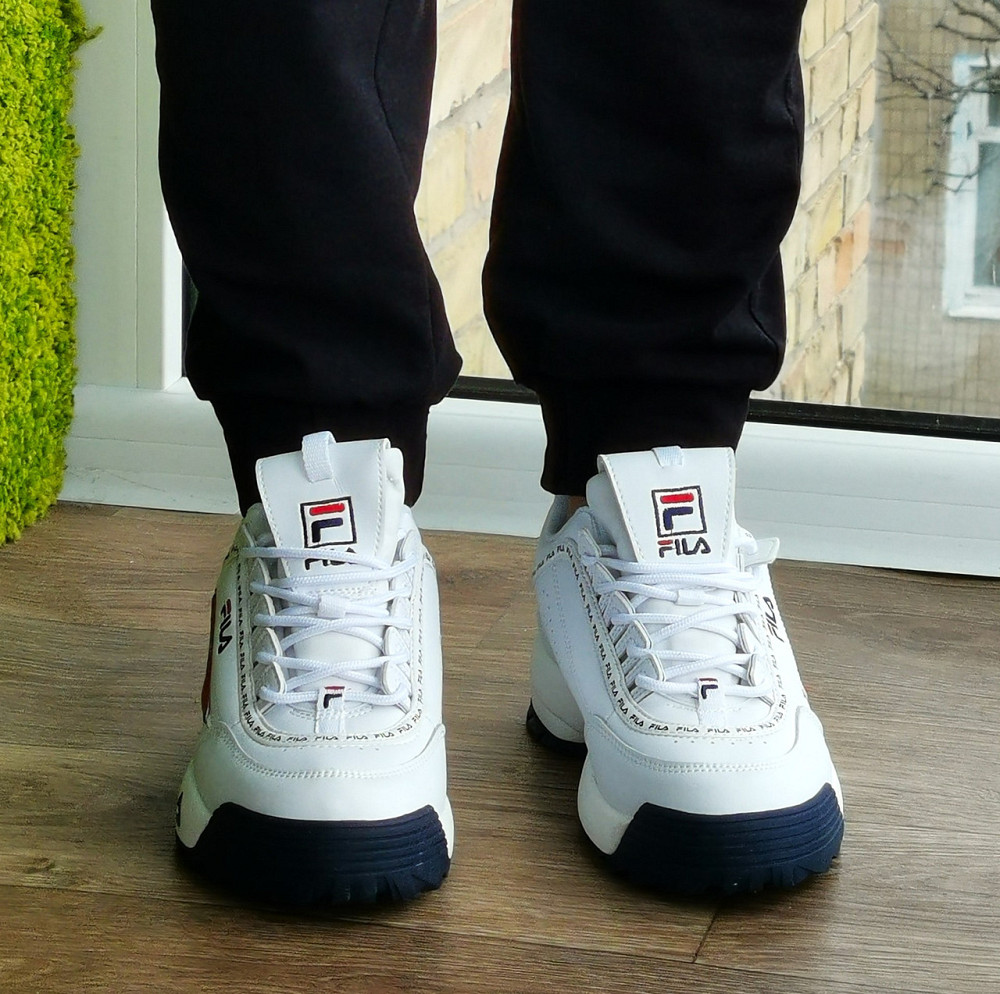 Кроссовки FILA Disruptor Белые Женские Кожаные Фила (размеры: 36,37,38,39,40) Видео Обзор Днепр - изображение 3