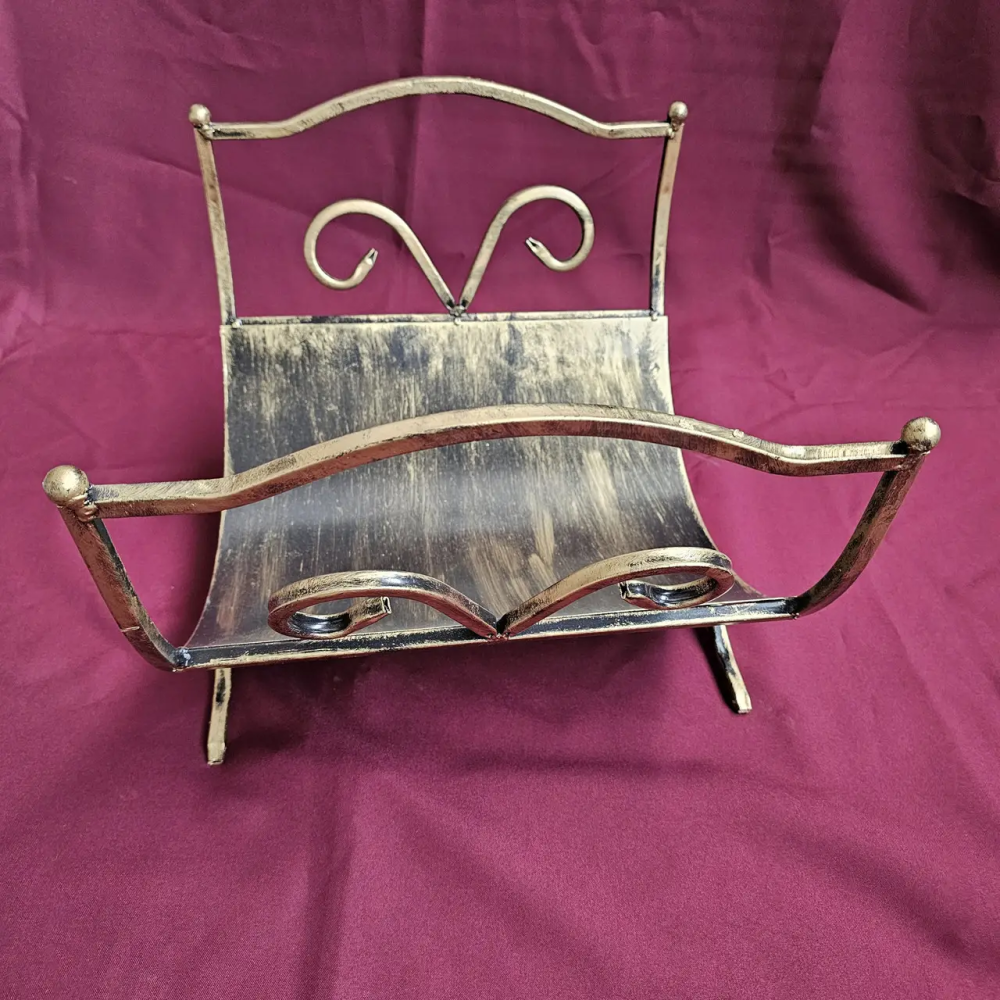 Дровниця кована мала (K-007) для каміна, печі Київ - фото 11