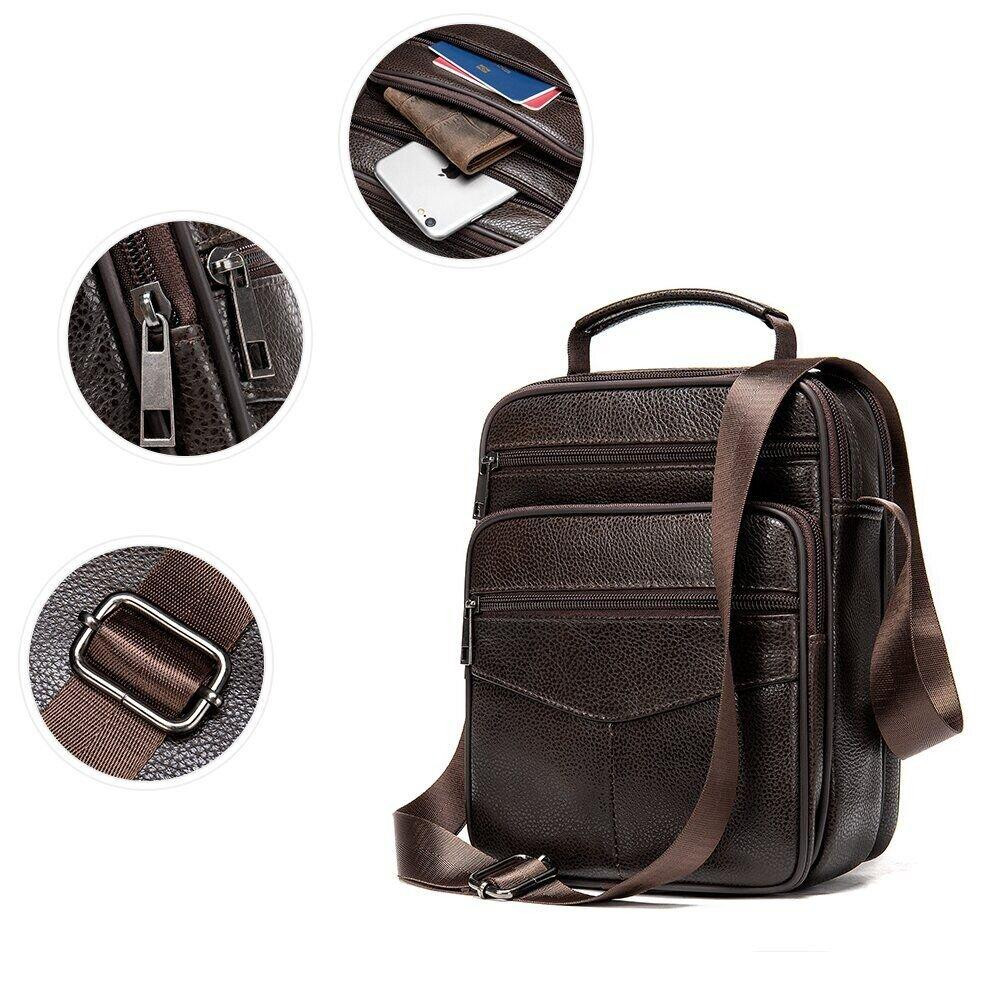 Мессенджер шкіряний 14991 Vintage Коричневий Київ - фото 9