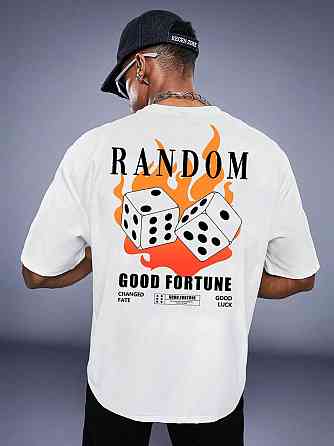 Футболка чоловіча с принтом  48 Біла 2664092916 Дніпро