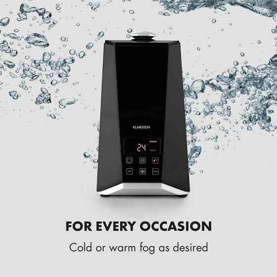 Зволожувач VapoAir Onyx зі світлодіодним екраном, сенсорний пульт дистанційного керування, чорний (Німеччина, Рівне