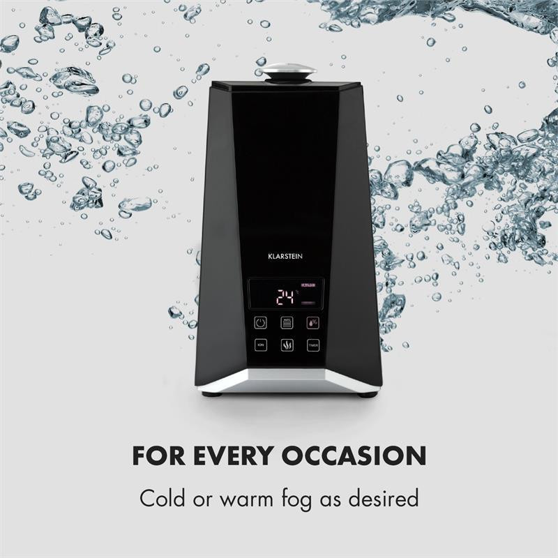 Зволожувач VapoAir Onyx зі світлодіодним екраном, сенсорний пульт дистанційного керування, чорний (Німеччина, Рівне - фото 4