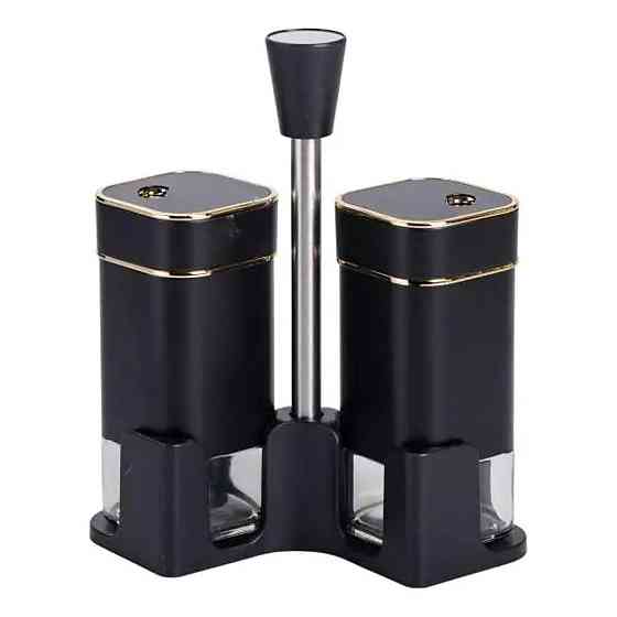 Набір для спецій на підставці 2 баночки для солі та перцю по 120 мл HP-1305 Київ